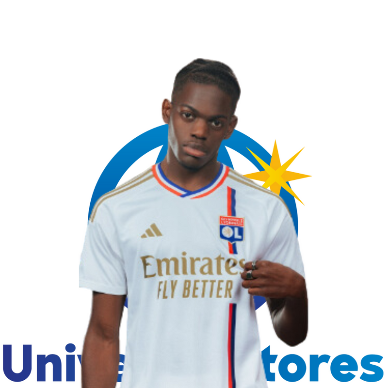 La camiseta blanca del Lyon para la temporada 2023-2024 combina la elegancia clásica con un toque moderno. Con detalles en rojo y azul, esta camiseta representa la rica historia del Olympique Lyonnais y es perfecta para los verdaderos fanáticos.