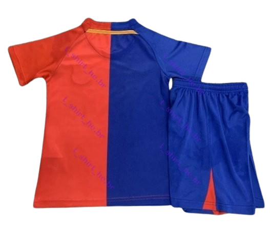 CAMISETA BARCELONA I 08/09 CONJUNTO INFANTIL (RETRO)